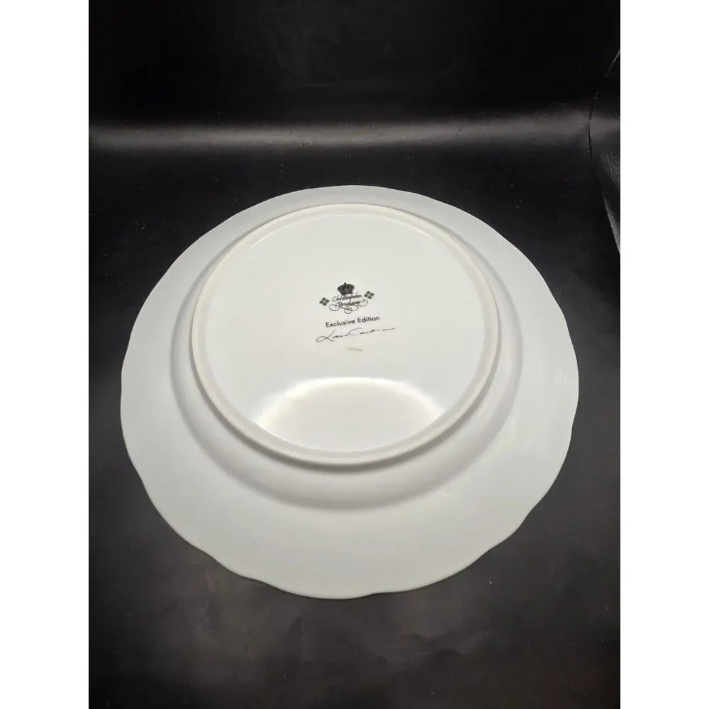 Christineholm Porcelain Lars Porcelain Winter Gnome Dinner Plate 11 Inches